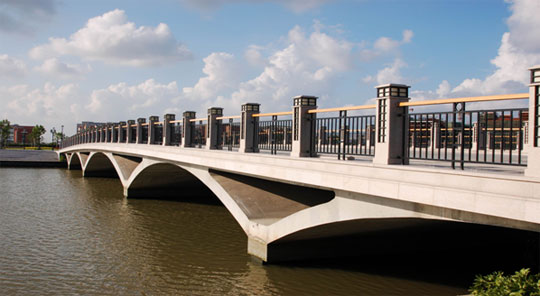 靖安開(kāi)發(fā)區(qū)公路橋(五跨變跨徑的連續(xù)剛架式板拱橋)